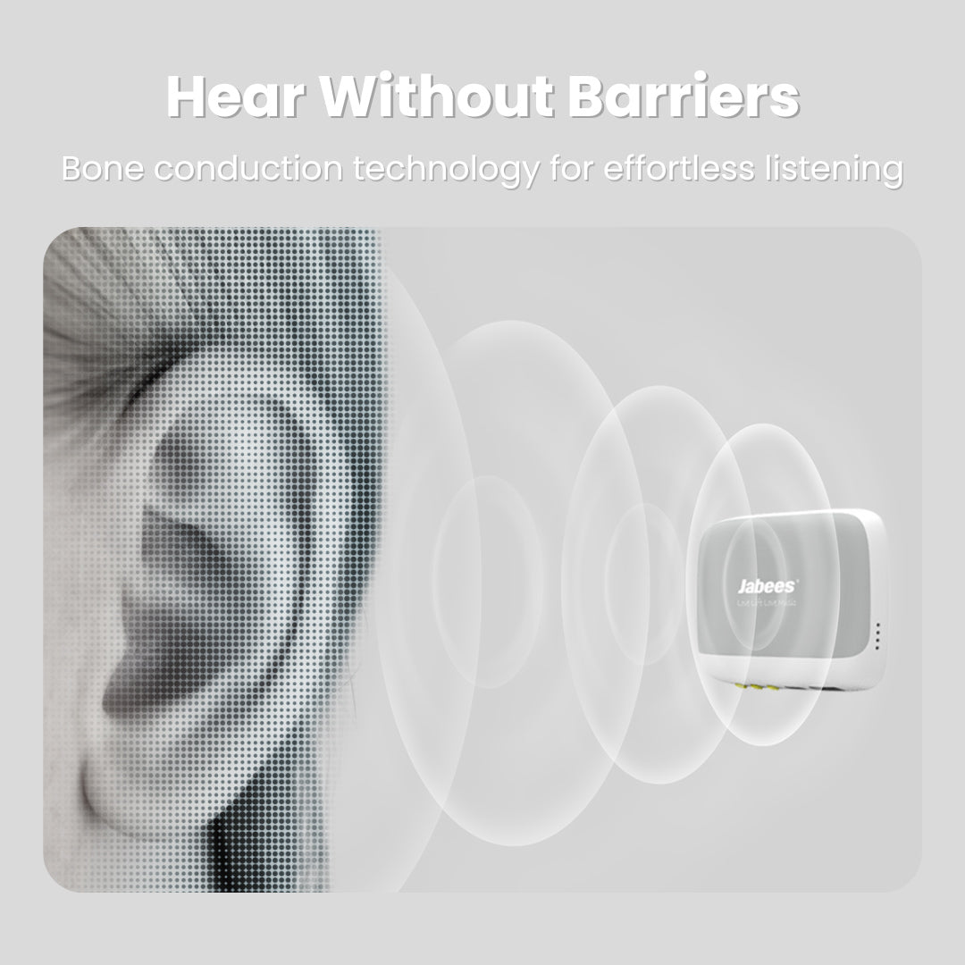 Jabees PEACE Pillow Speaker - Ultra-Thin Bone Conduction Sleep Speaker for Comfortable and Healthy Bedtime Audio