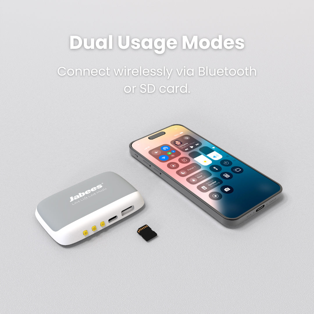 Jabees PEACE Pillow Speaker - Ultra-Thin Bone Conduction Sleep Speaker for Comfortable and Healthy Bedtime Audio